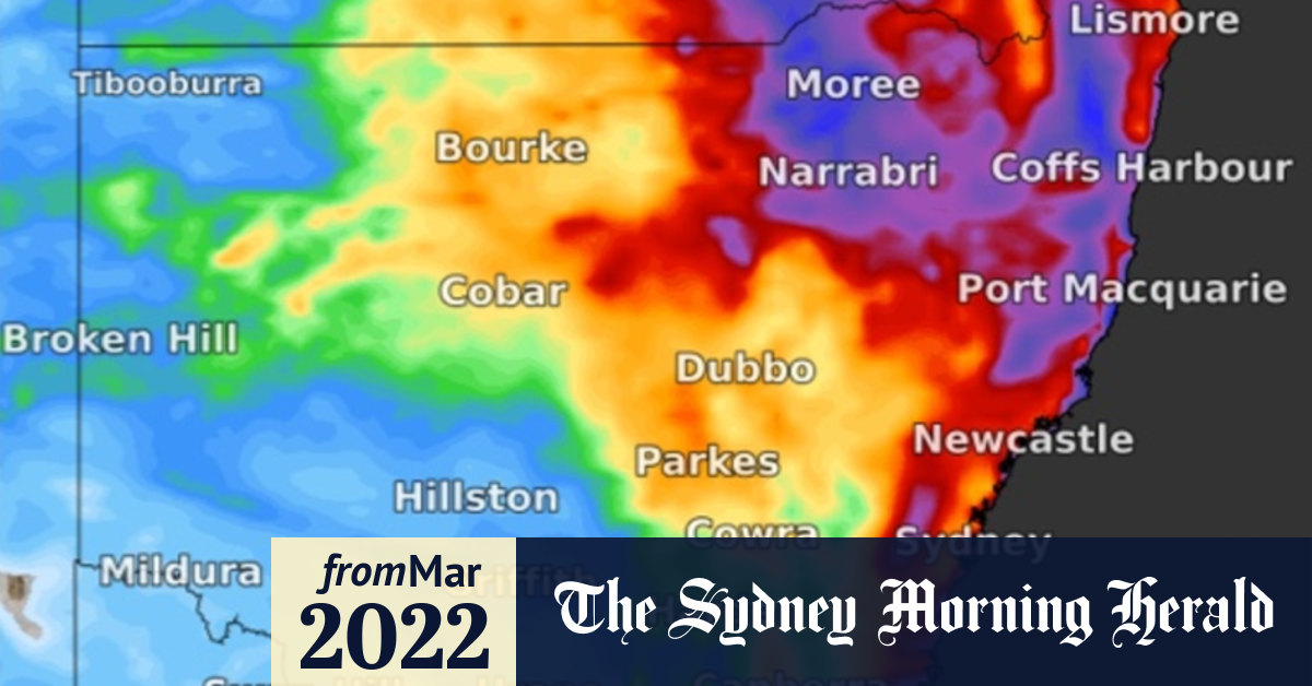 Sydney weather Rain forecast over next four days